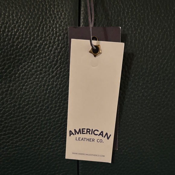 Chic Dark Green Leather Clutch - Picture 3 of 10